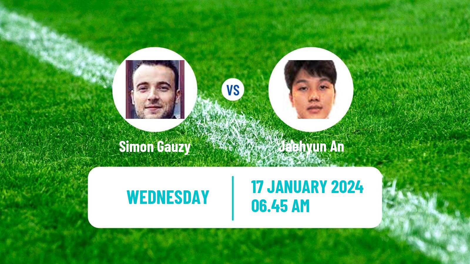 Table tennis Wtt Contender Doha Men Simon Gauzy - Jaehyun An