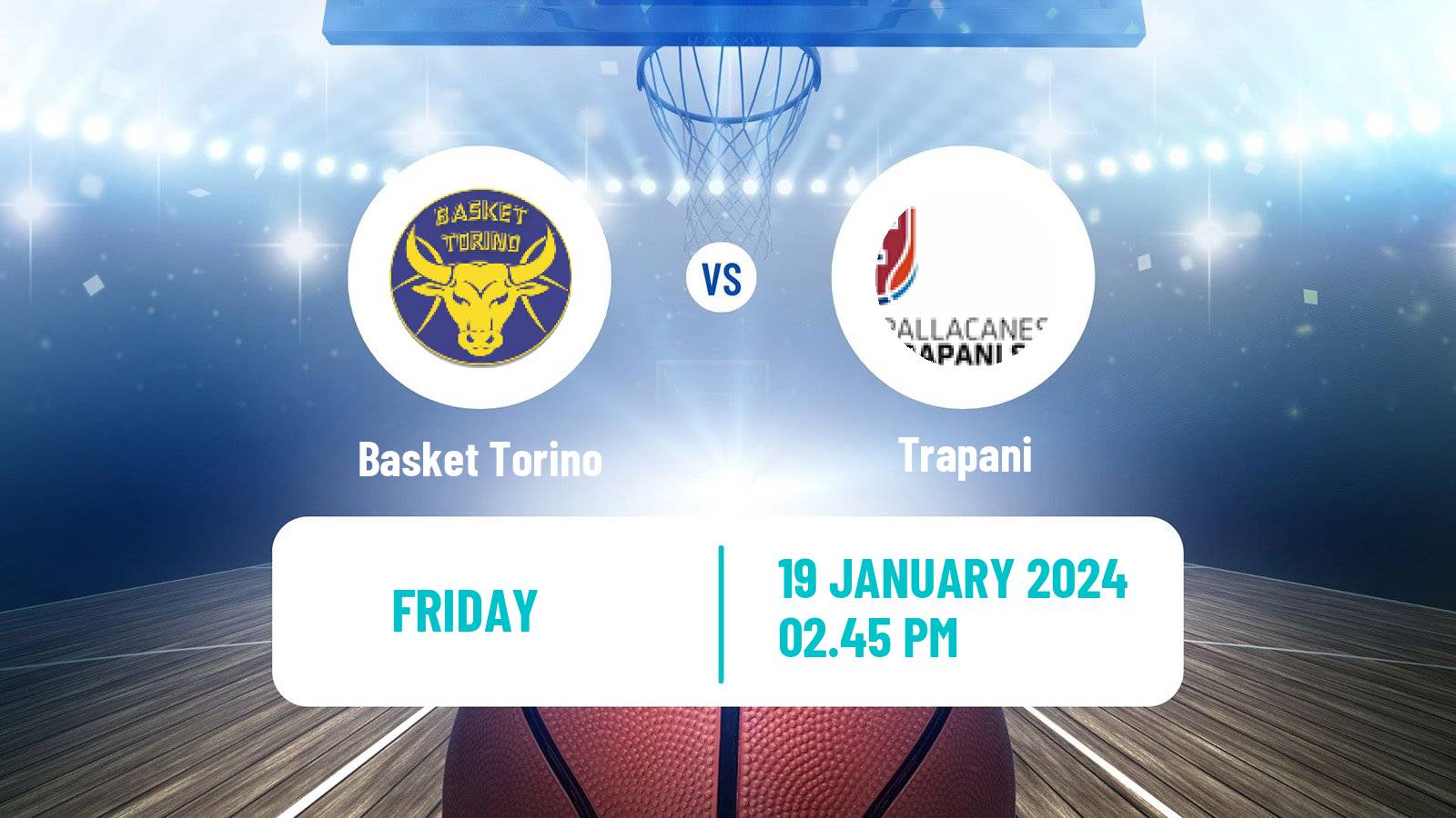 Basketball Italian Serie A2 Basketball Basket Torino - Trapani