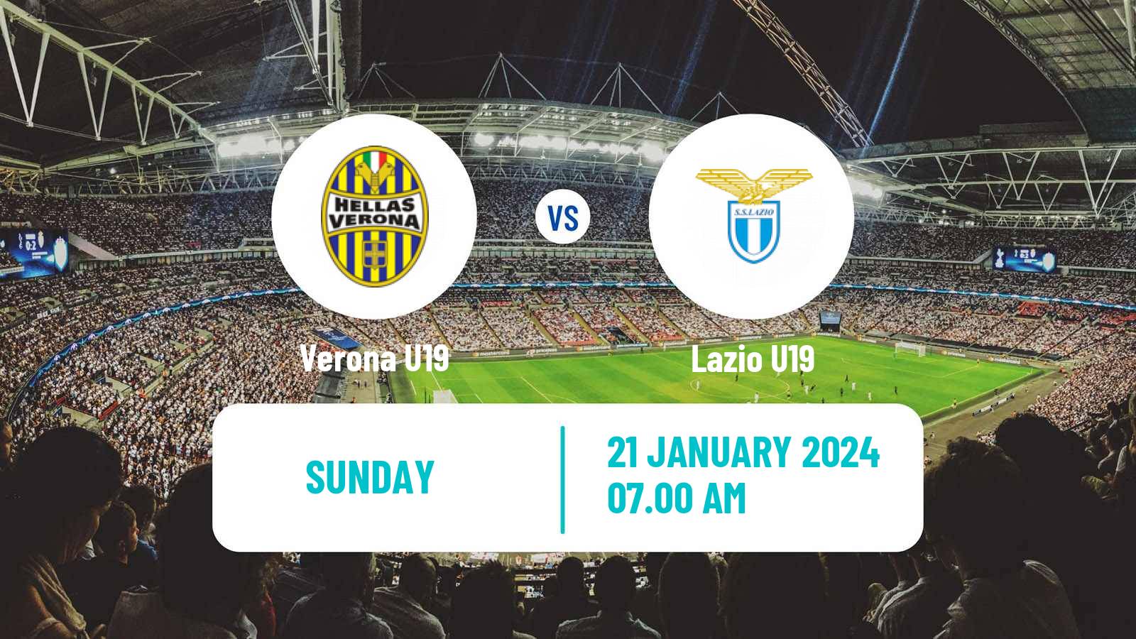 Soccer Italian Primavera 1 Verona U19 - Lazio U19