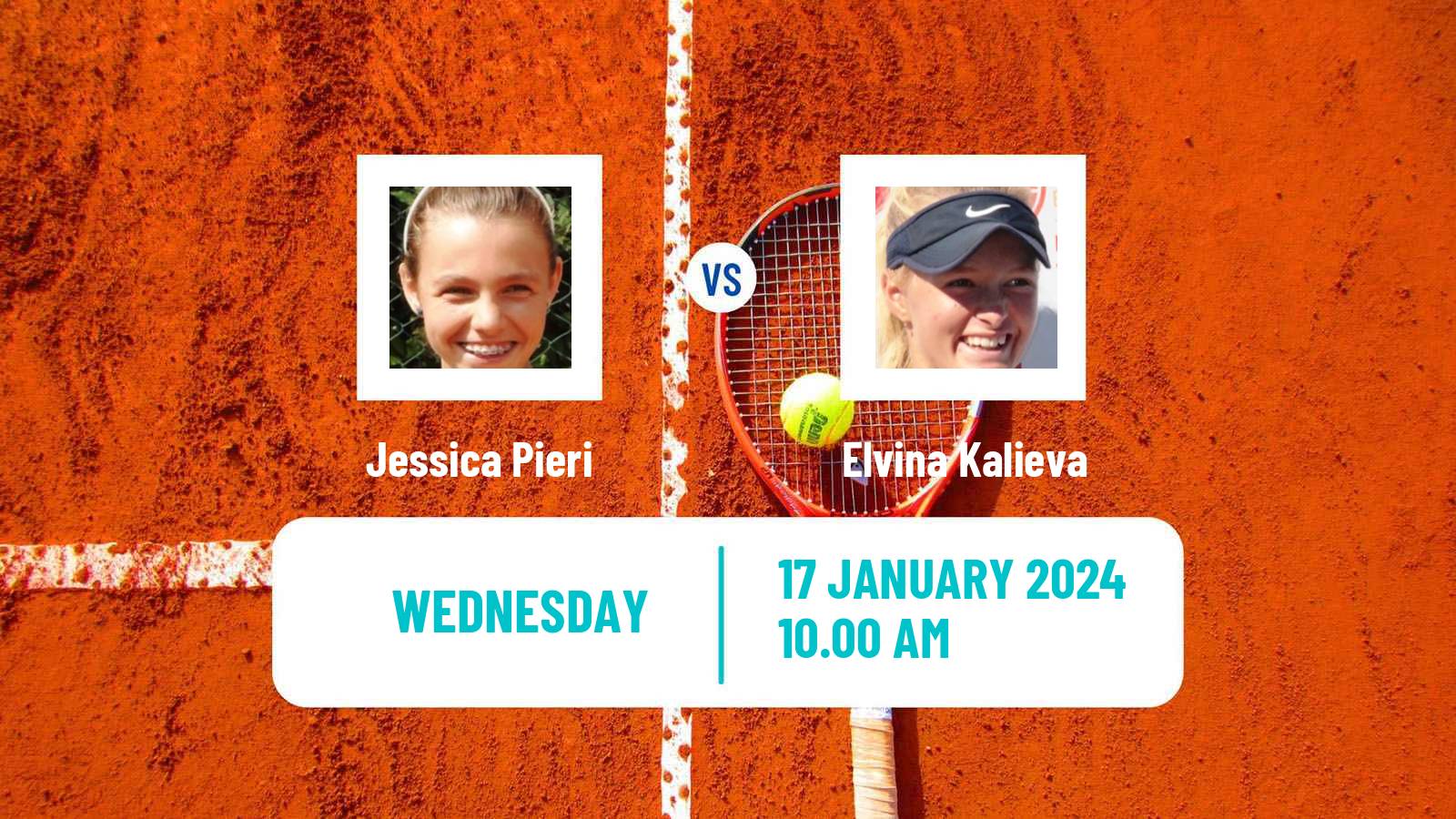 Tennis ITF W35 Naples Fl 2 Women Jessica Pieri - Elvina Kalieva