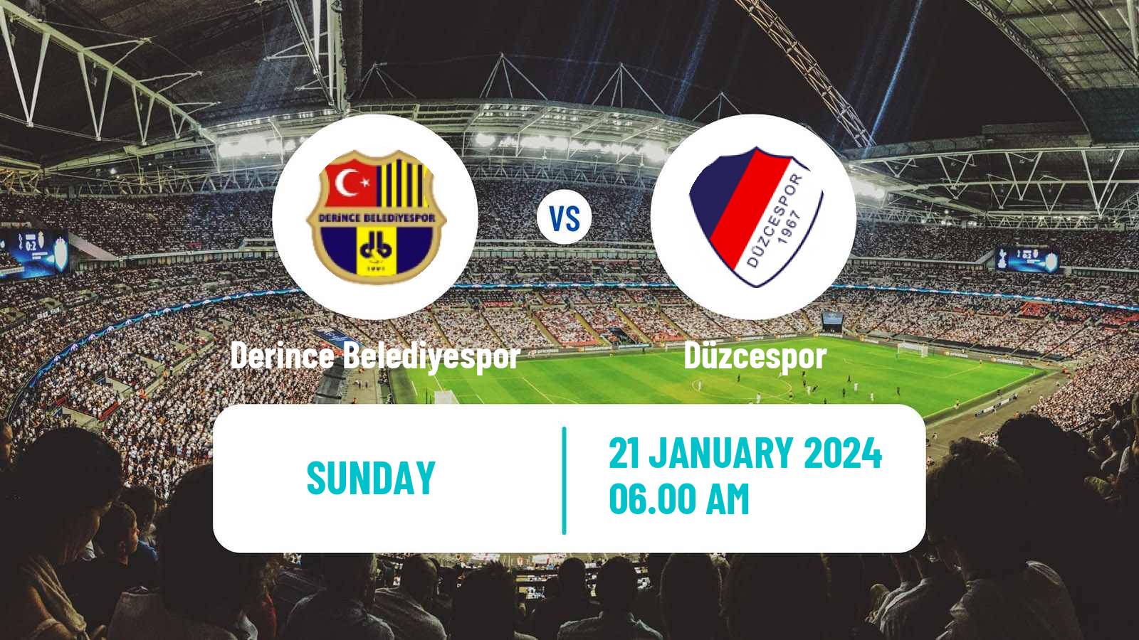 Soccer Turkish Second League Red Group Derince Belediyespor - Düzcespor