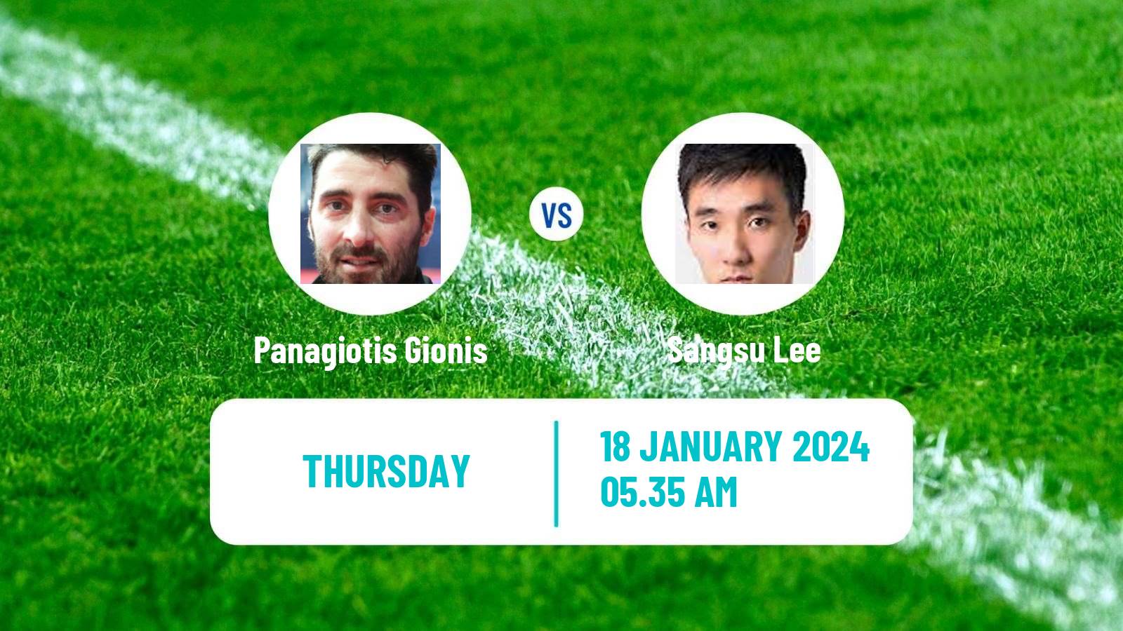 Table tennis Wtt Contender Doha Men Panagiotis Gionis - Sangsu Lee