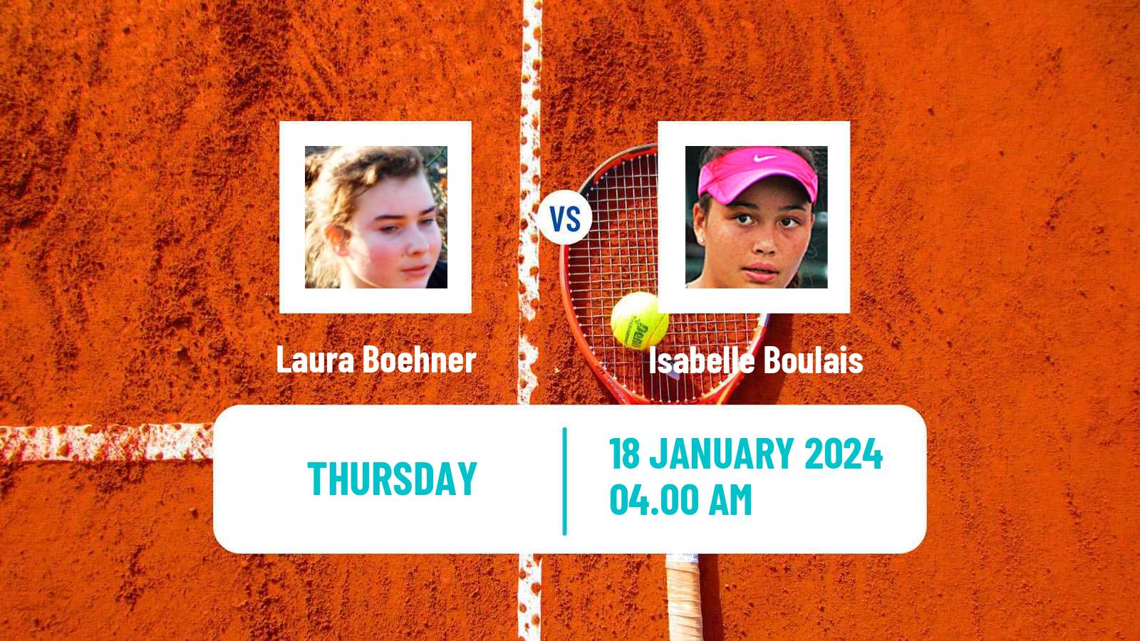 Tennis ITF W35 Petit Bourg Women Laura Boehner - Isabelle Boulais