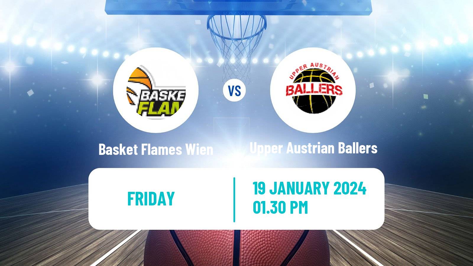 Basketball Austrian Zweite Liga Basketball Basket Flames Wien - Upper Austrian Ballers