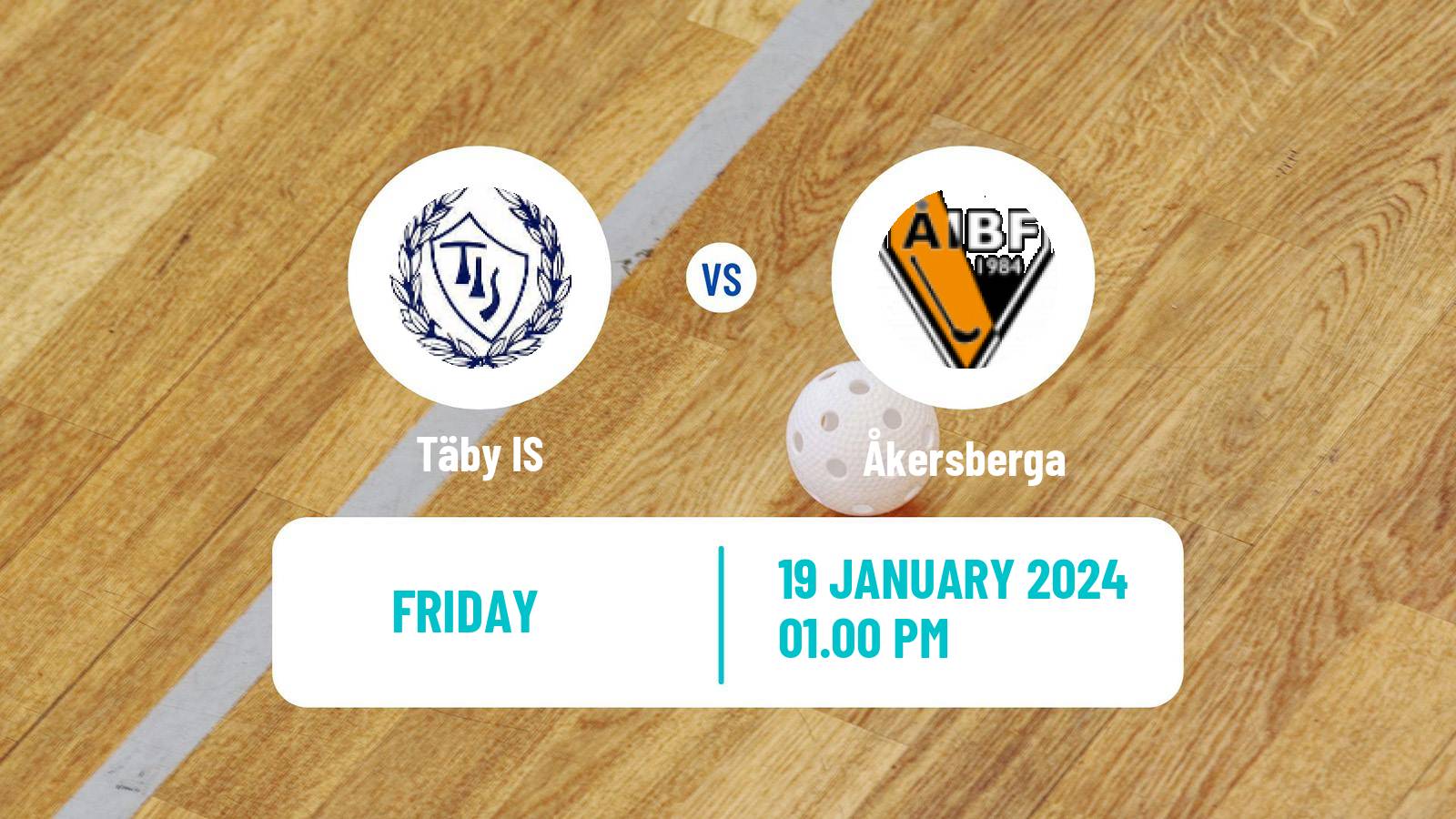 Floorball Swedish Superligan Floorball Women Täby IS - Åkersberga