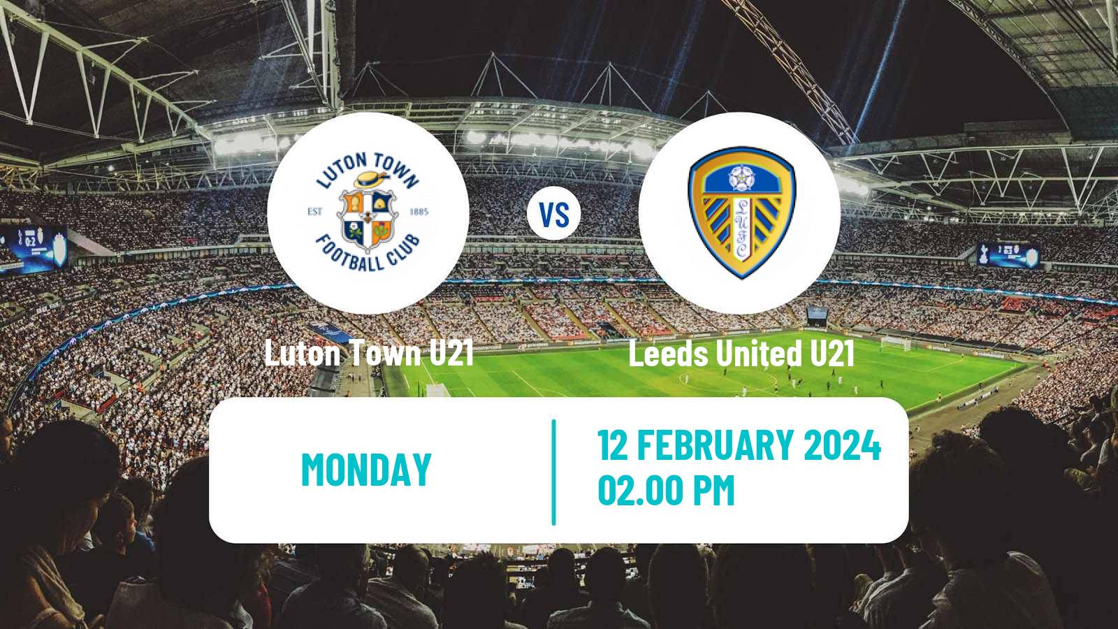 Soccer English Premier League Cup Luton Town U21 - Leeds United U21