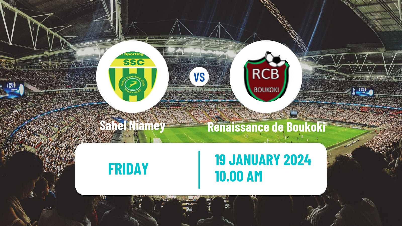 Soccer Niger Ligue 1 Sahel Niamey - Renaissance de Boukoki