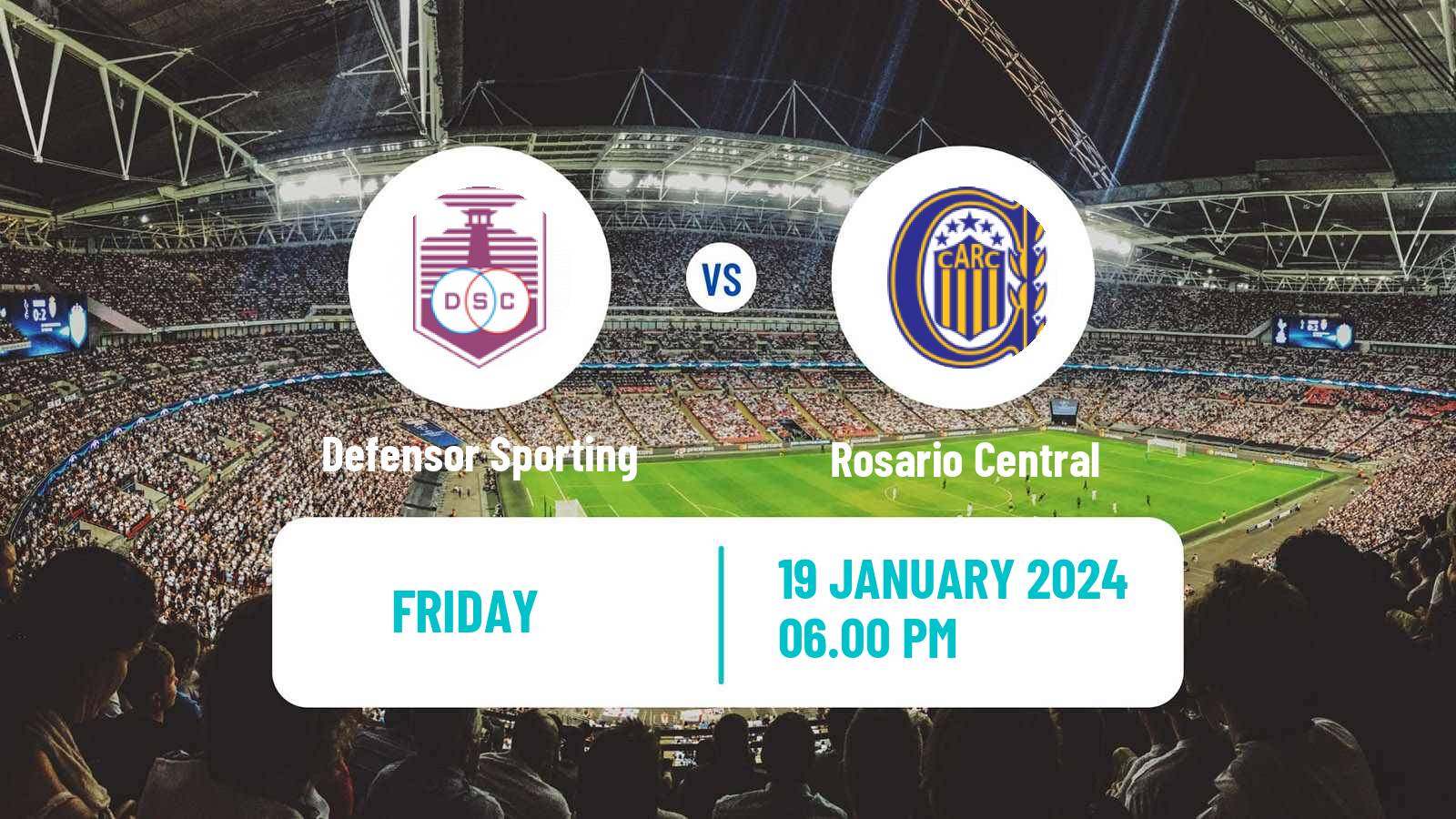 Soccer Serie Rio de la Plata Defensor Sporting - Rosario Central