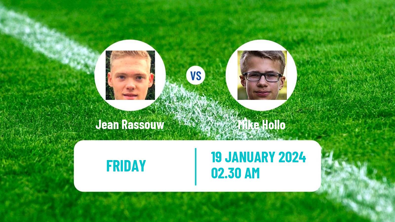 Table tennis Challenger Series Men Jean Rassouw - Mike Hollo