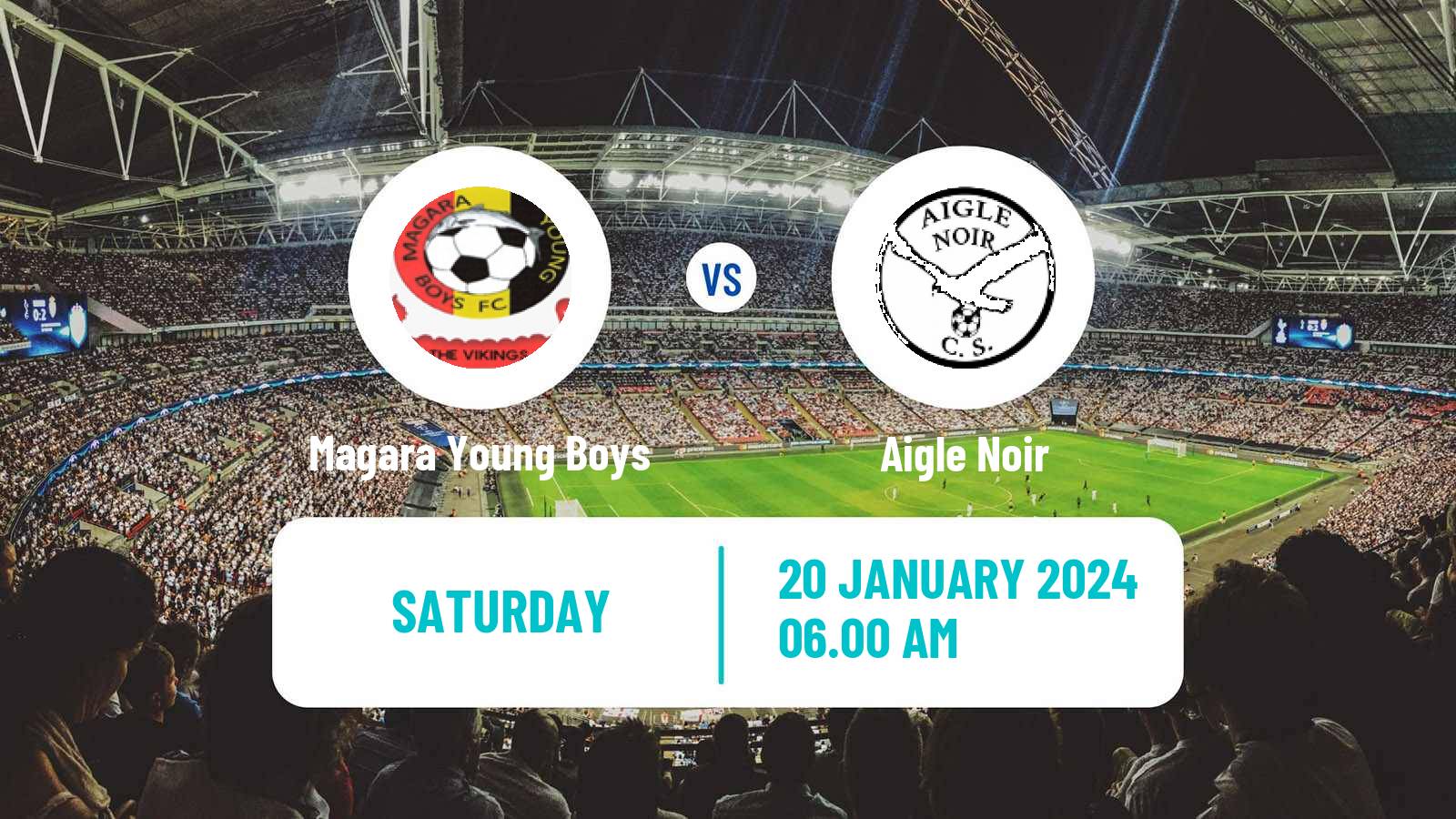 Soccer Burundi Premier League Magara Young Boys - Aigle Noir