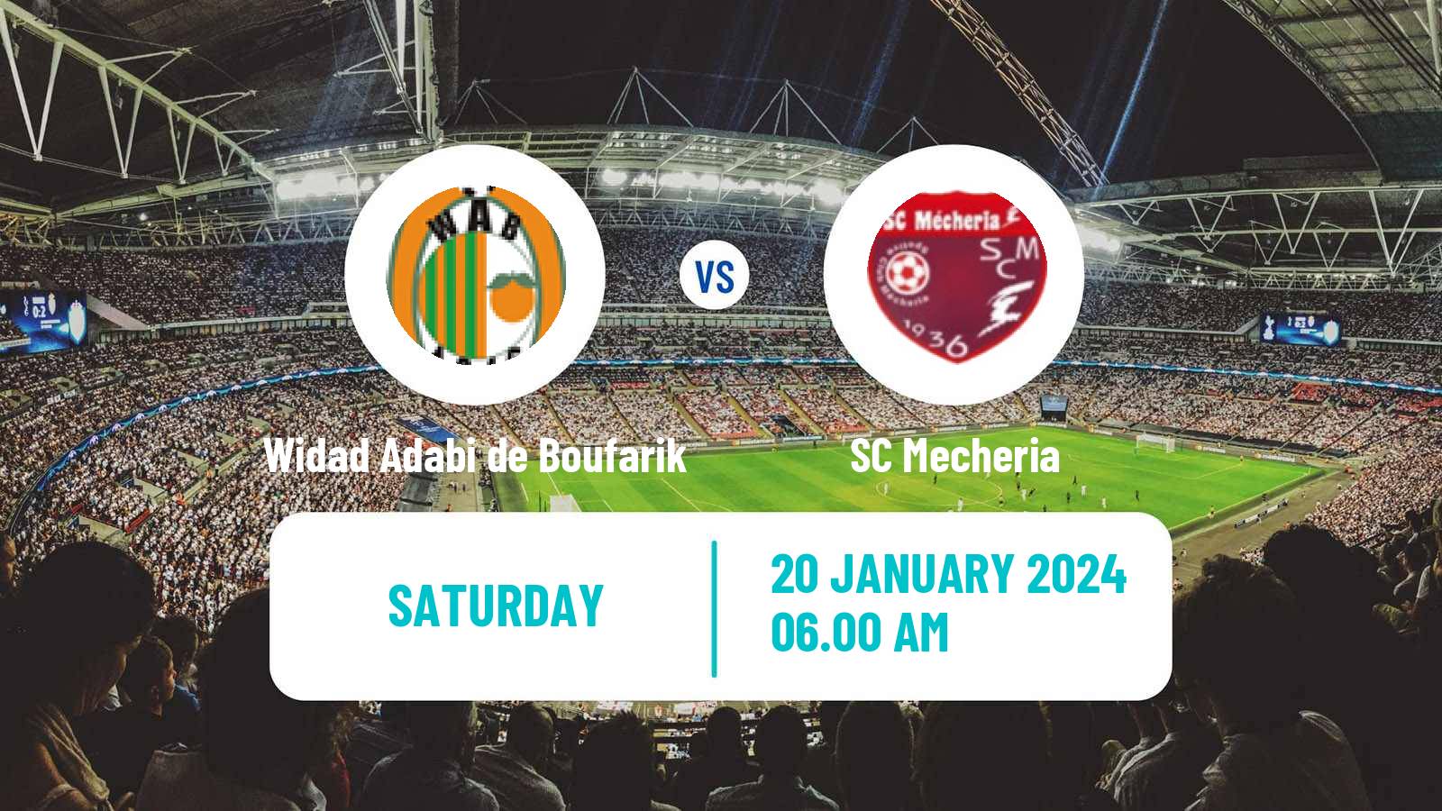 Soccer Algerian Ligue 2 Widad Adabi de Boufarik - SC Mecheria