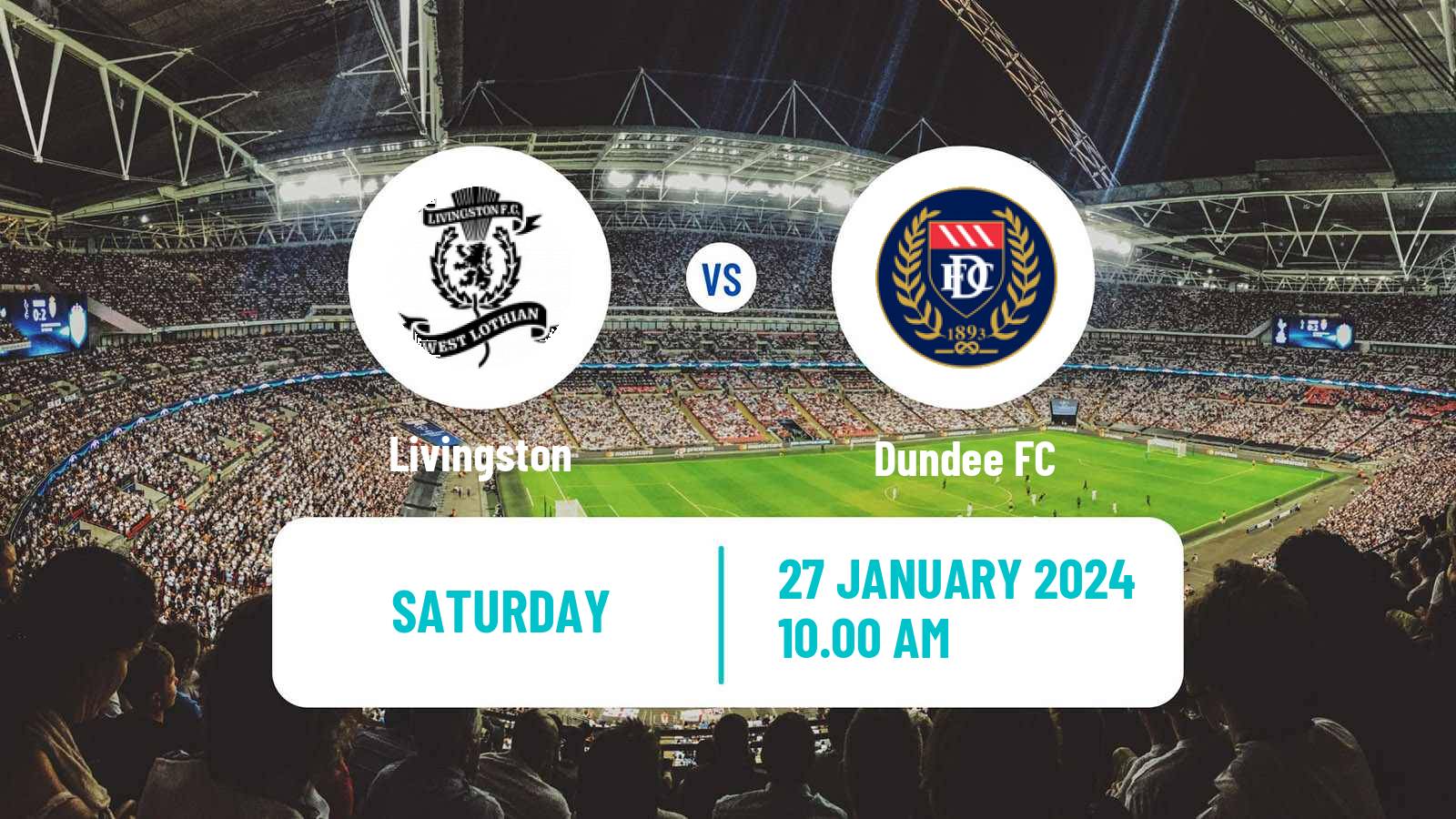 Soccer Scottish Premier League Livingston - Dundee