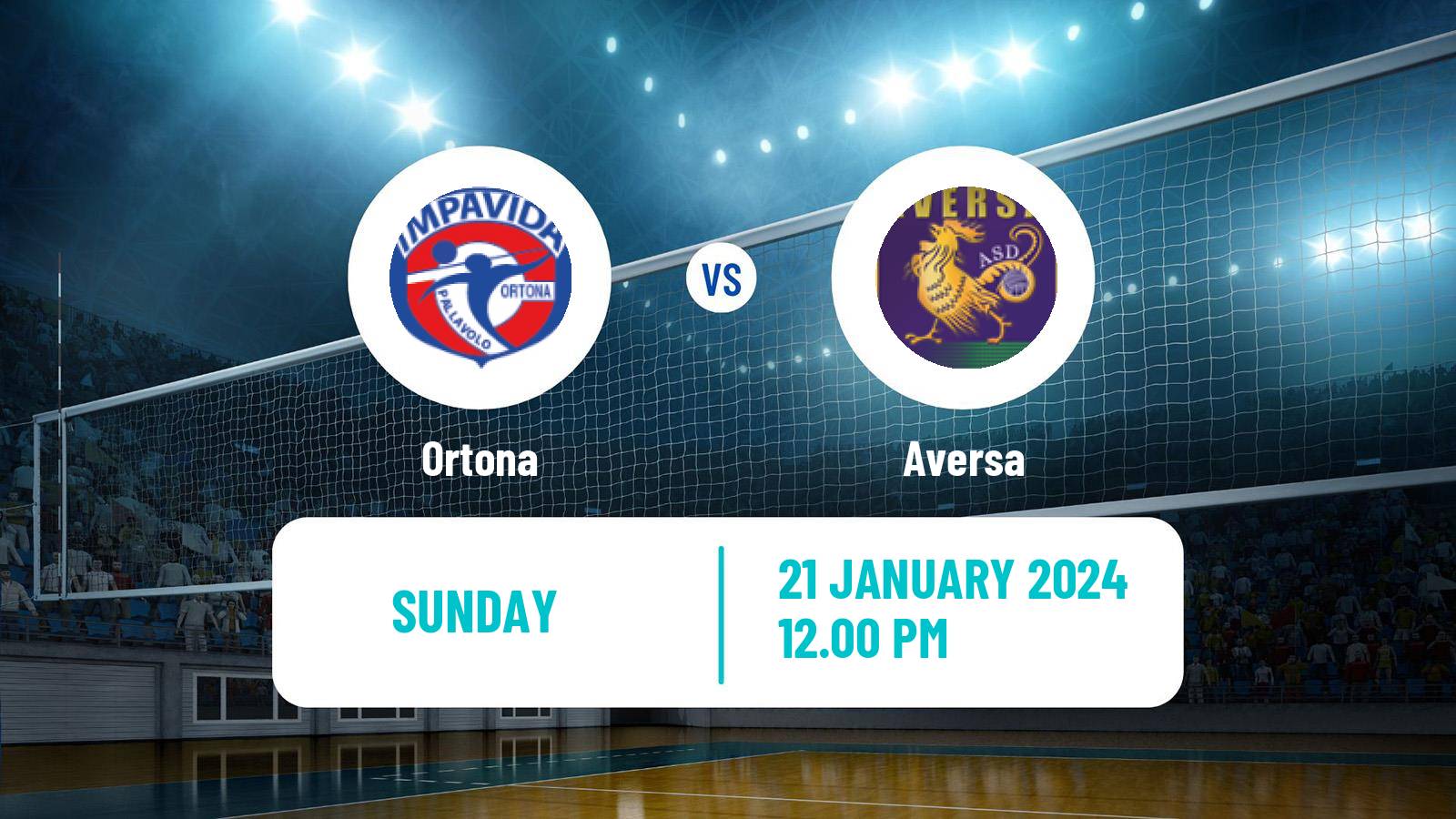 Volleyball Italian Serie A2 Volleyball Ortona - Aversa