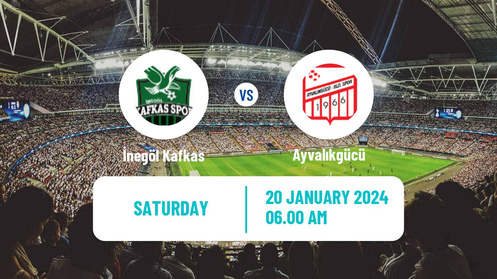 Soccer Turkish 3 Lig Group 1 İnegöl Kafkas - Ayvalıkgücü