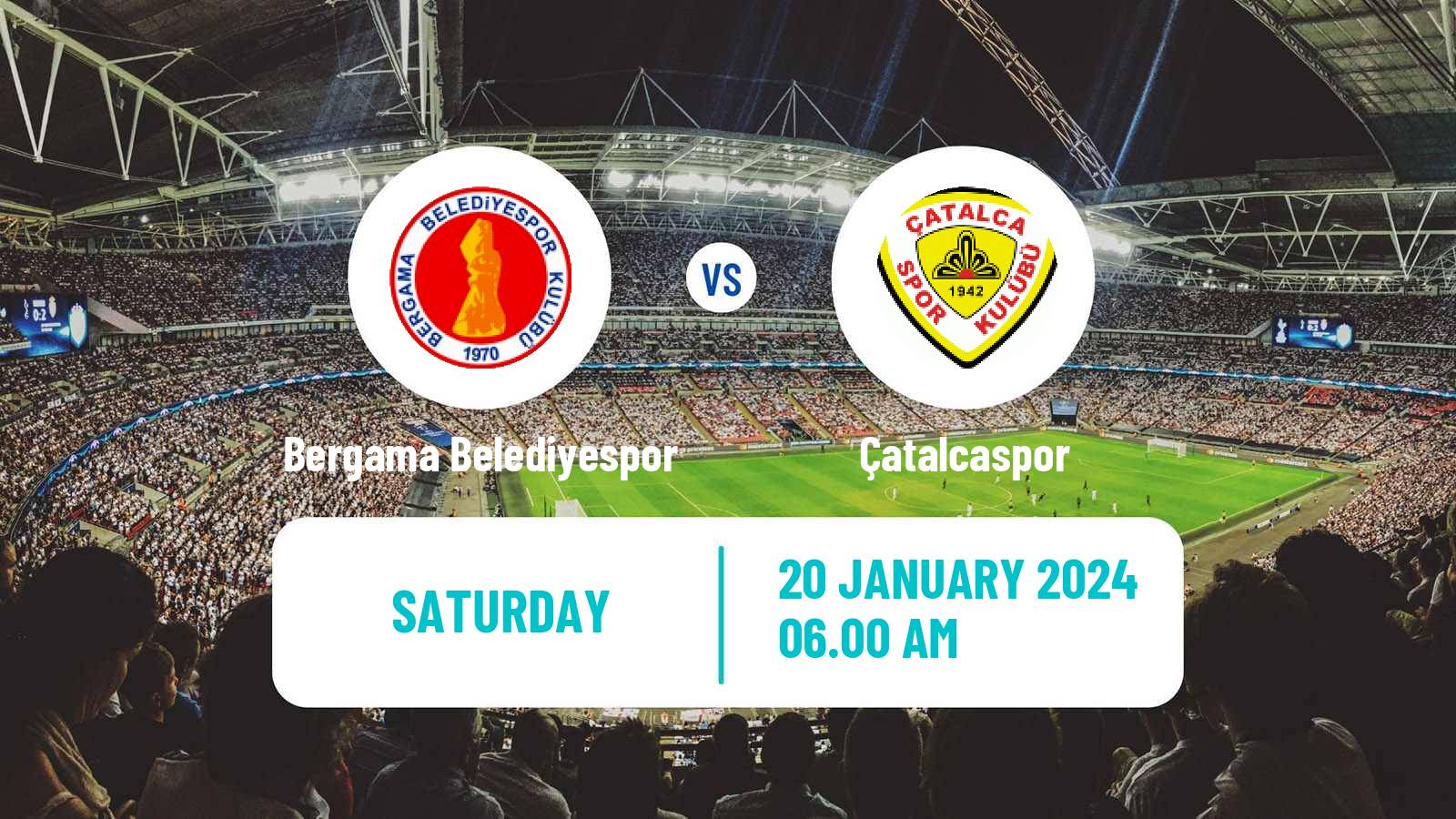 Soccer Turkish 3 Lig Group 4 Bergama - Çatalcaspor