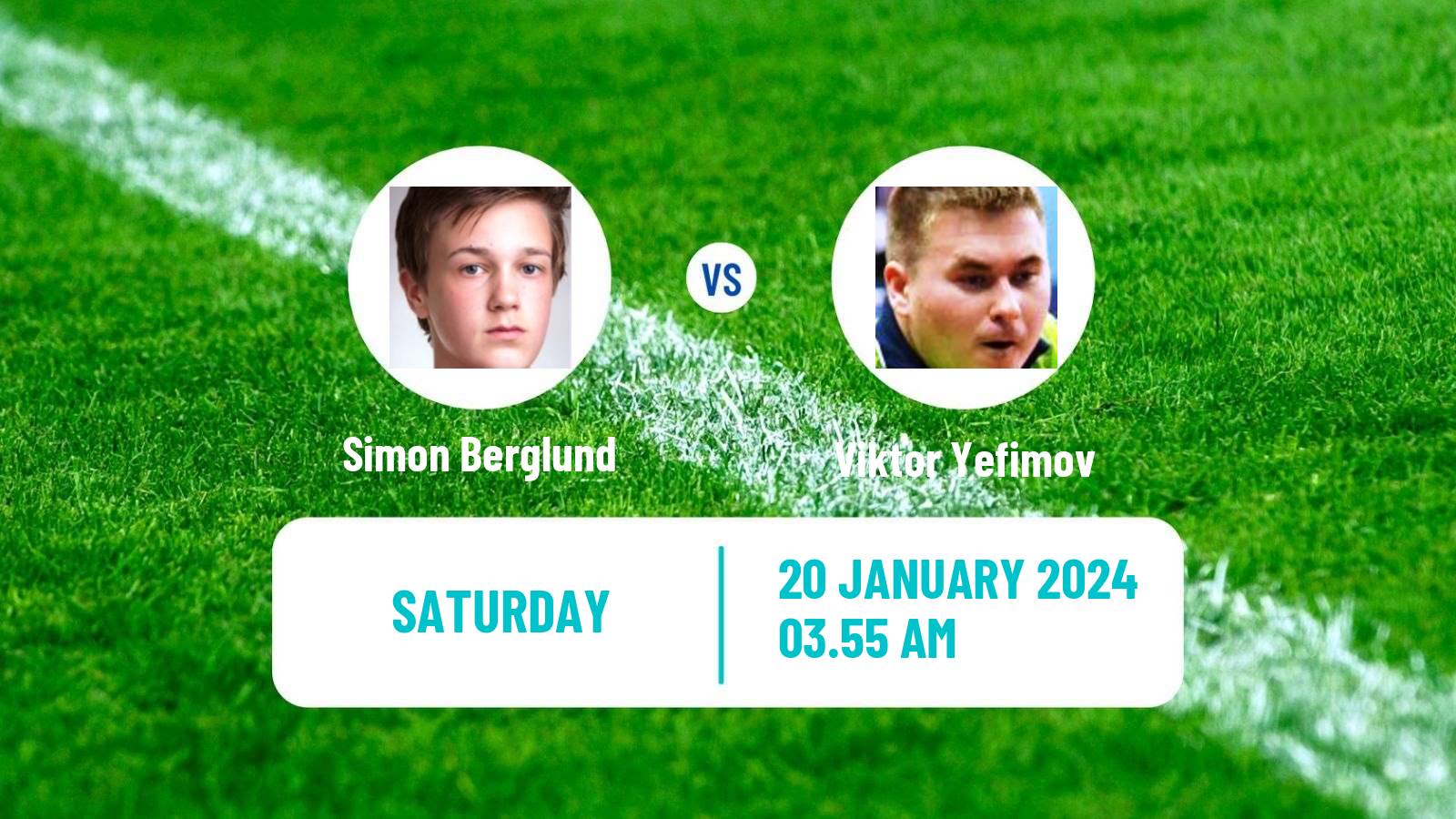 Table tennis Tt Star Series Men Simon Berglund - Viktor Yefimov