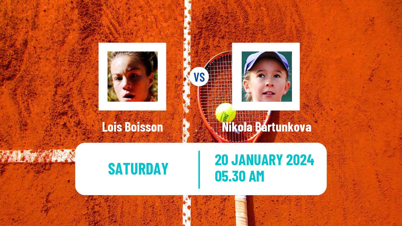 Tennis ITF W35 Sunderland Women Lois Boisson - Nikola Bartunkova