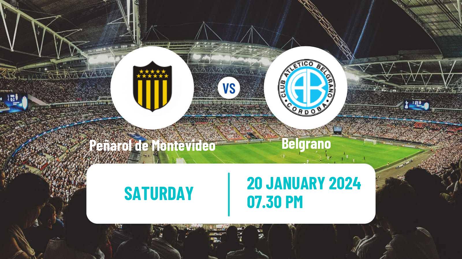 Soccer Serie Rio de la Plata Peñarol de Montevideo - Belgrano