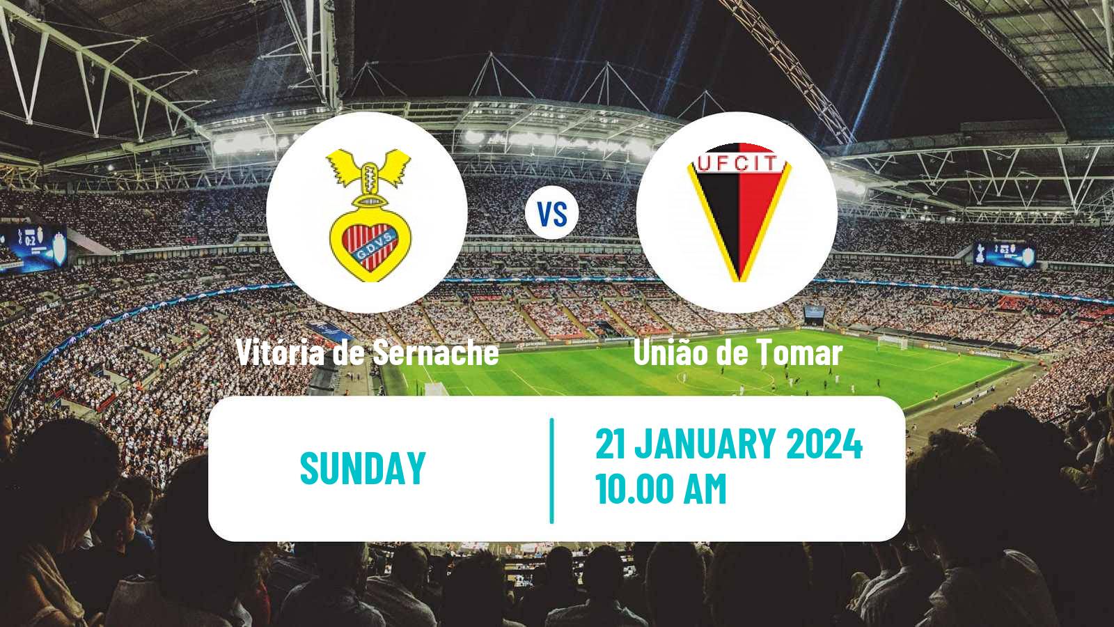 Soccer Campeonato de Portugal - Group C Vitória de Sernache - União de Tomar