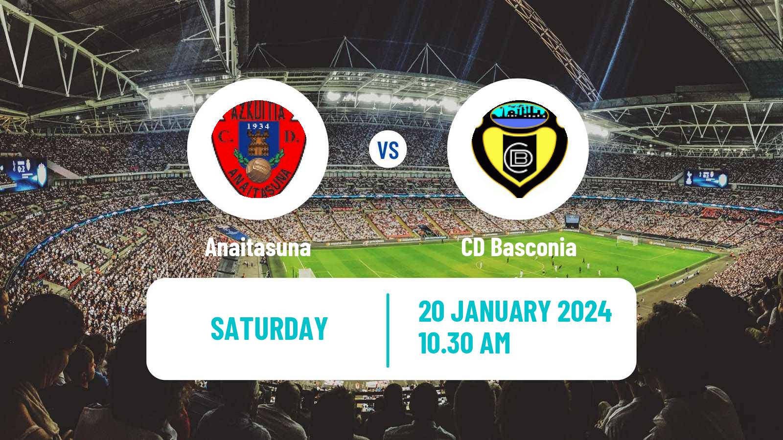 Soccer Spanish Tercera RFEF - Group 4 Anaitasuna - Basconia