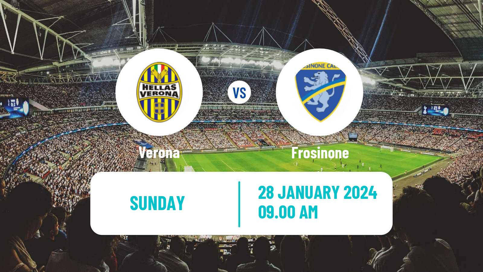 Soccer Italian Serie A Verona - Frosinone