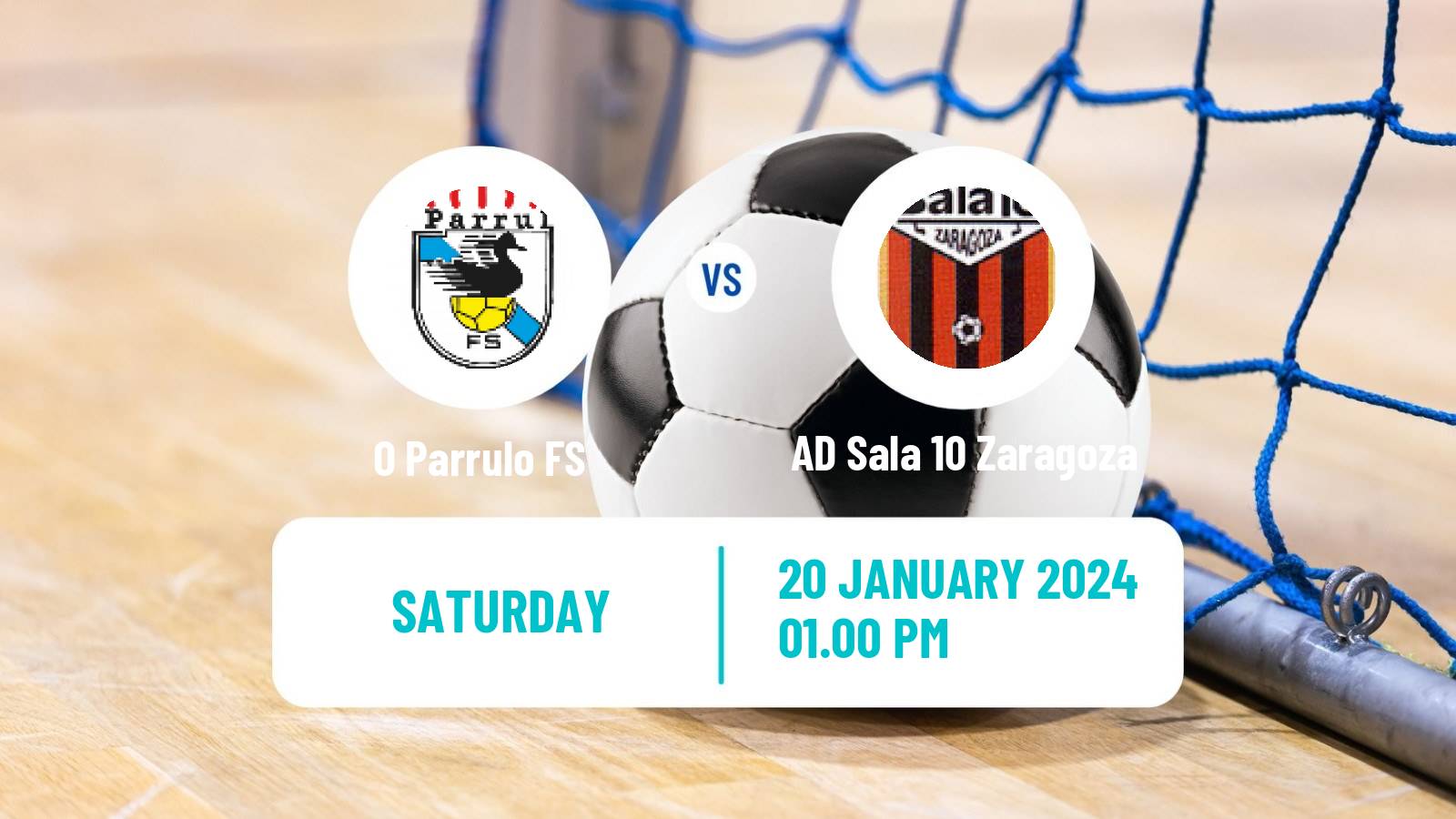 Futsal Spanish Segunda Division Futsal O Parrulo - AD Sala 10 Zaragoza