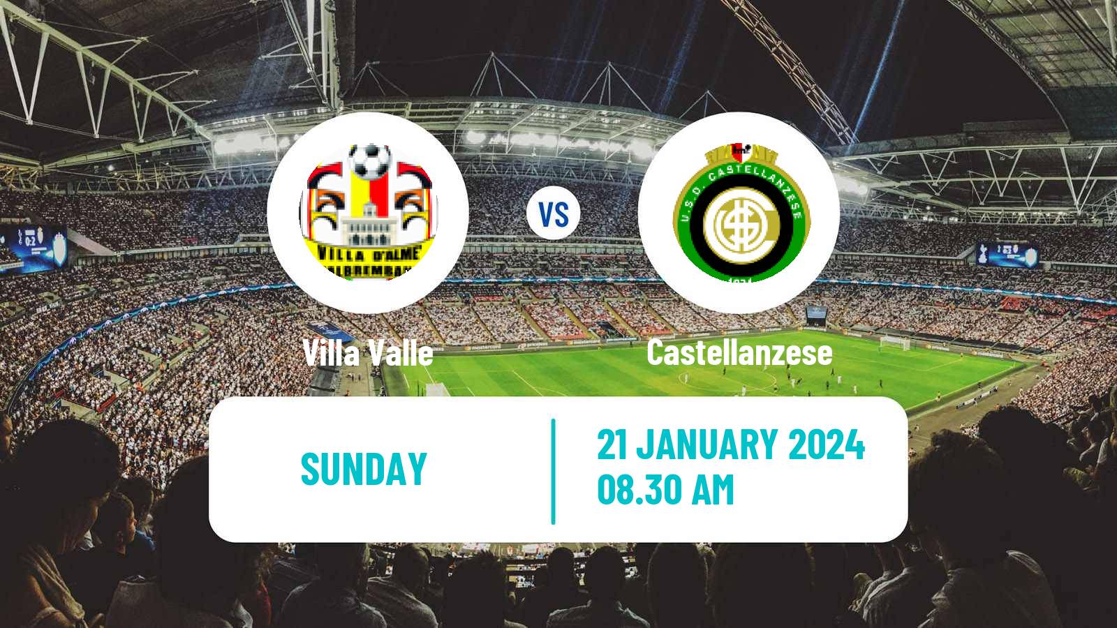 Soccer Italian Serie D - Group B Villa Valle - Castellanzese