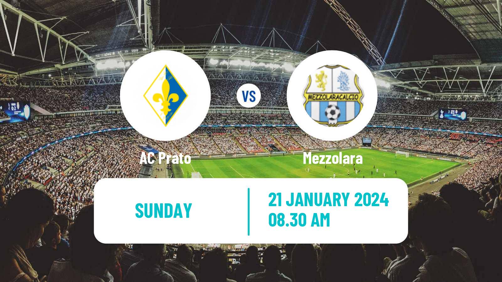 Soccer Italian Serie D - Group D Prato - Mezzolara