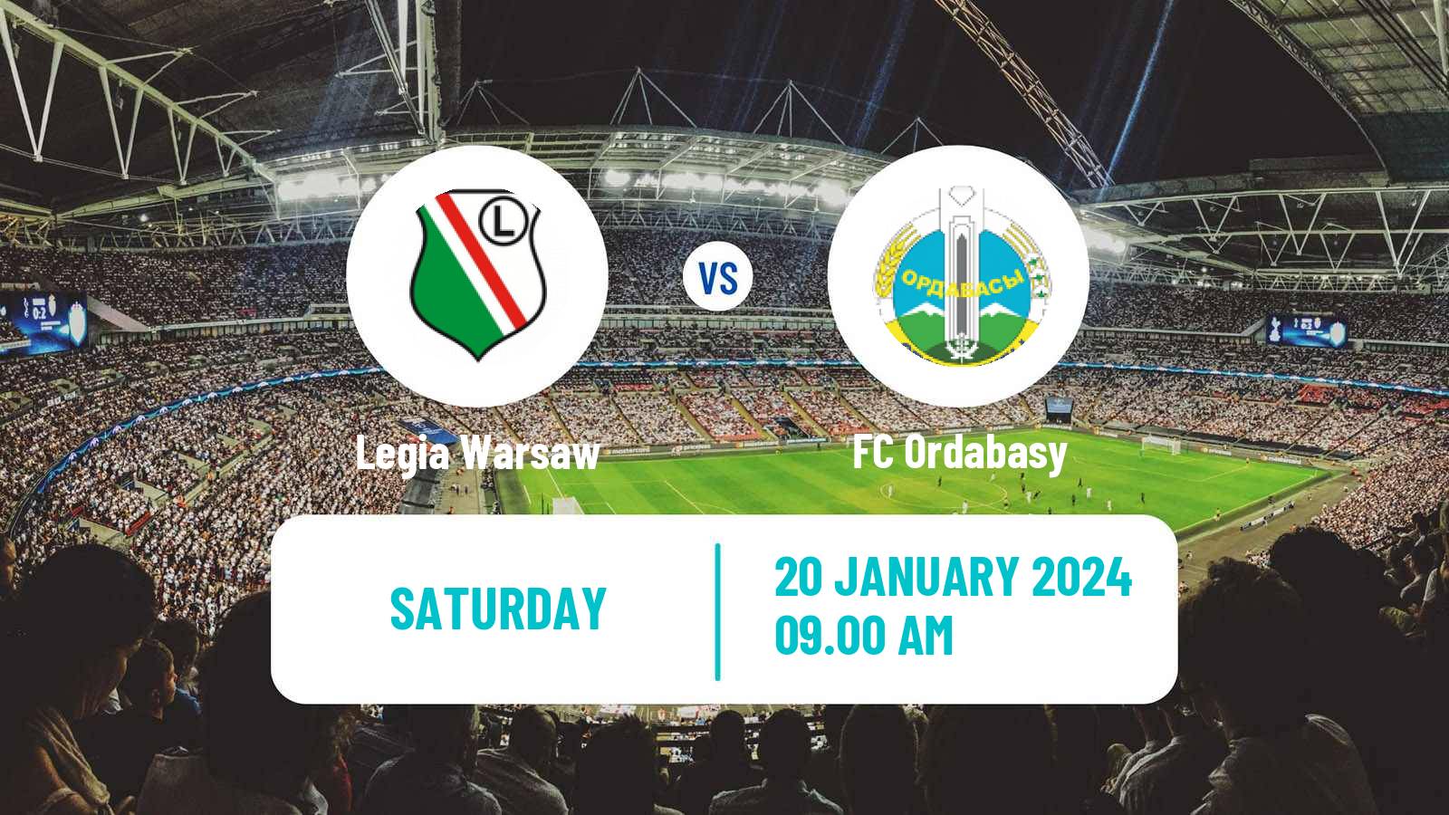 Soccer Club Friendly Legia Warsaw - Ordabasy