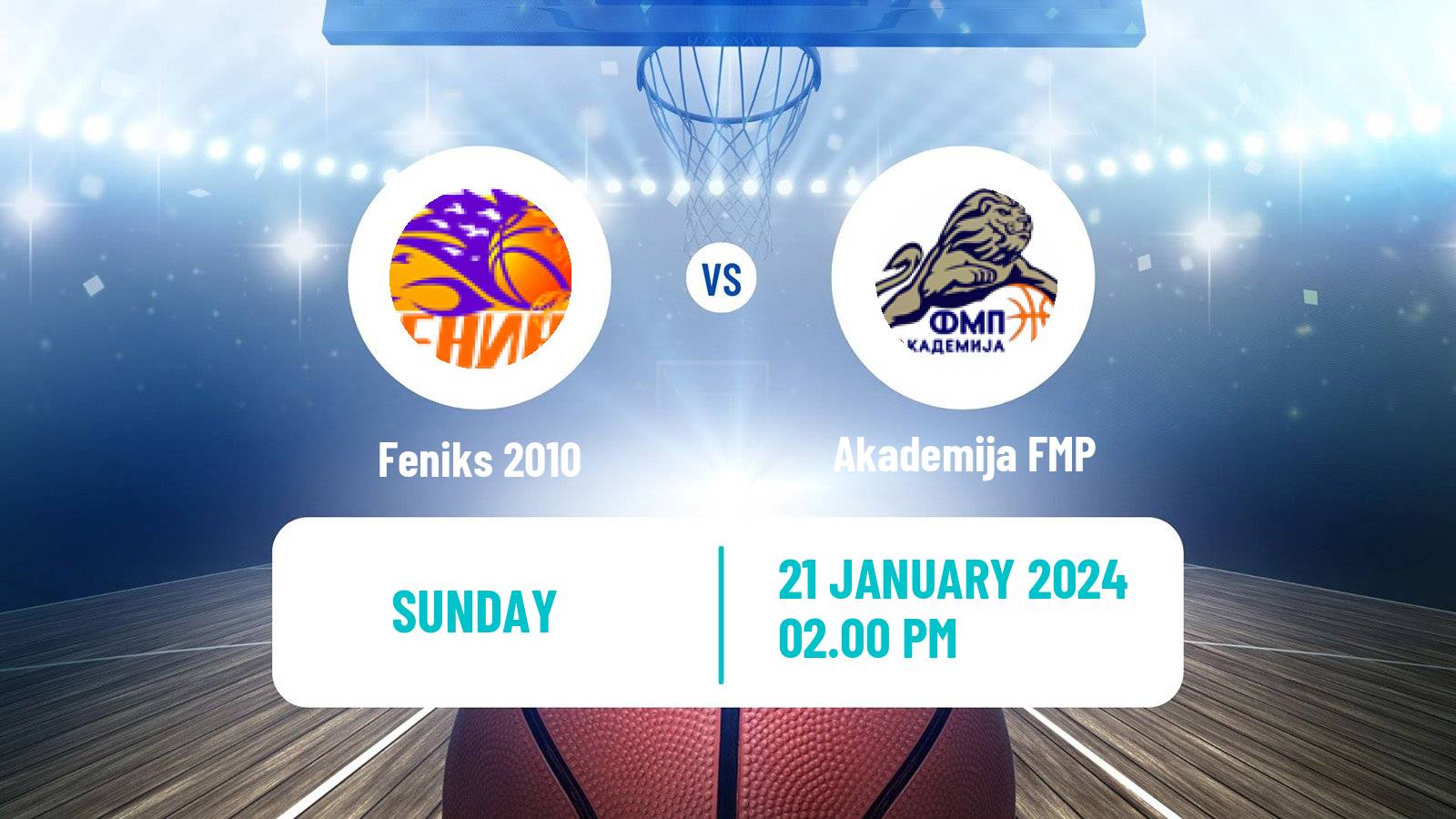 Basketball North Macedonian Prva Liga Basketball Feniks 2010 - Akademija FMP