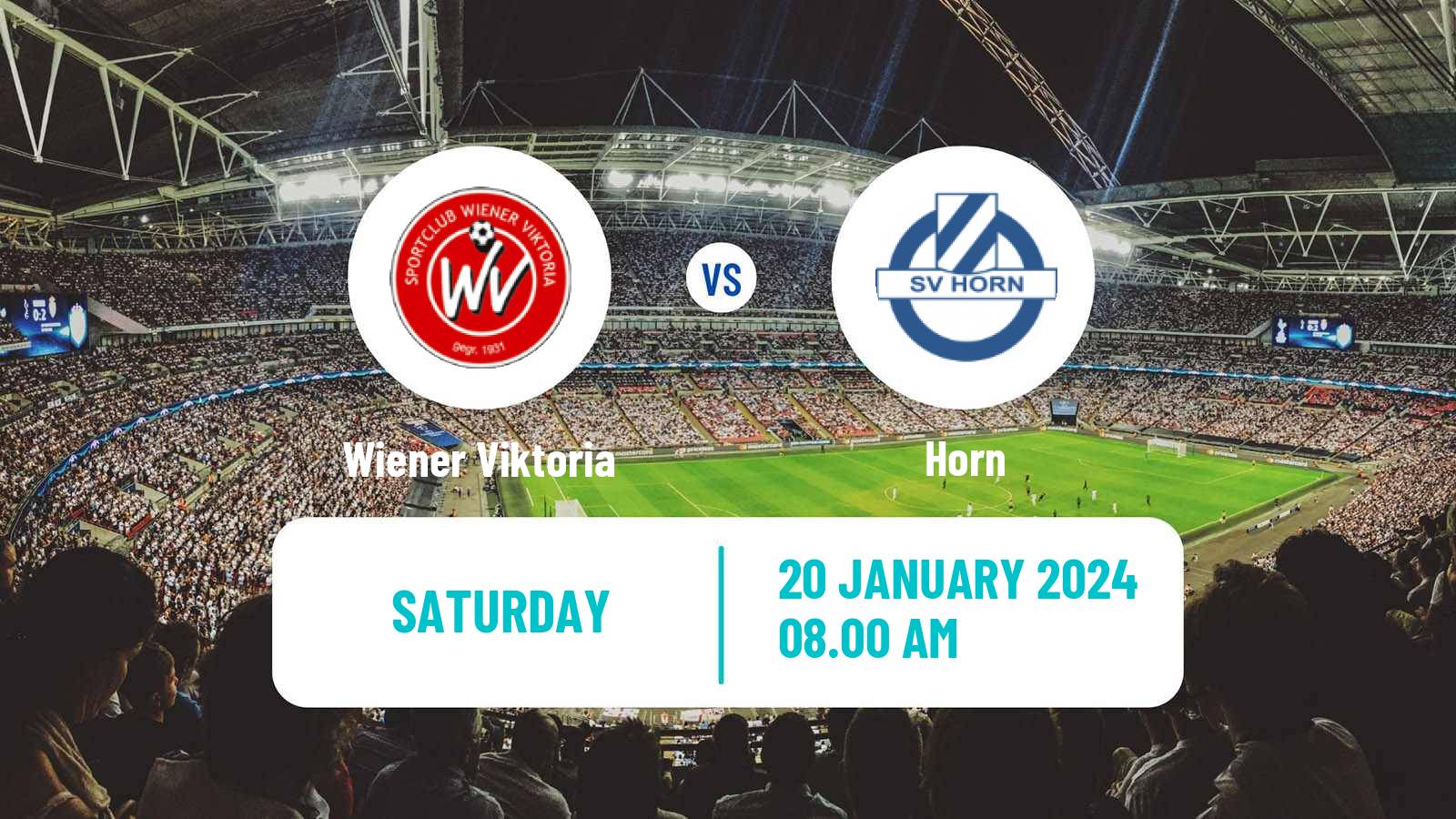 Soccer Club Friendly Wiener Viktoria - Horn