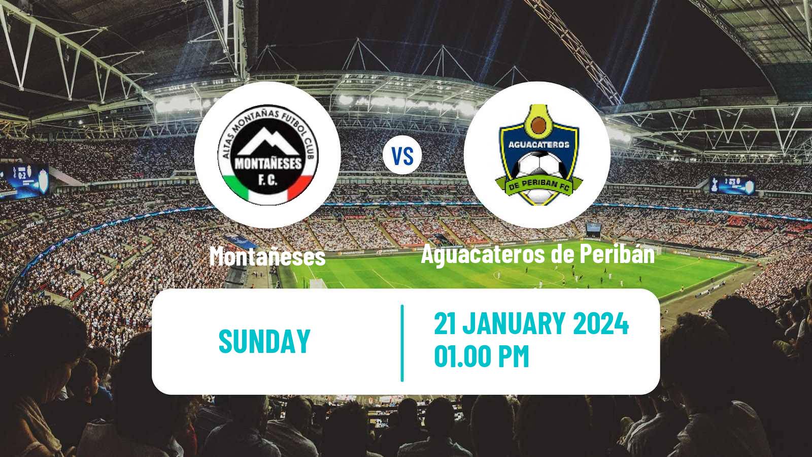 Soccer Mexican Liga Premier Serie A Montañeses - Aguacateros de Peribán