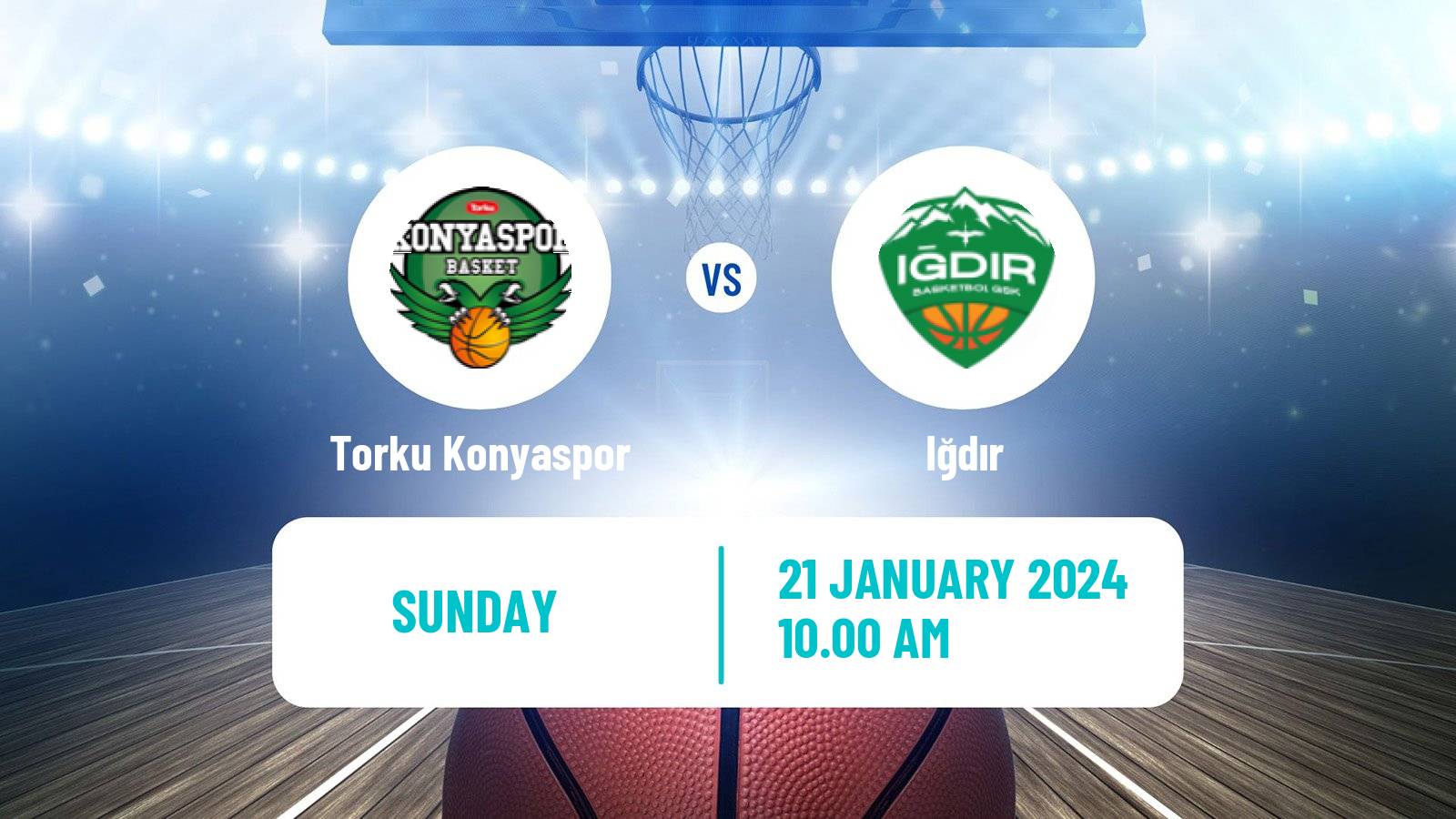 Basketball Turkish TBL Konyaspor - Iğdır
