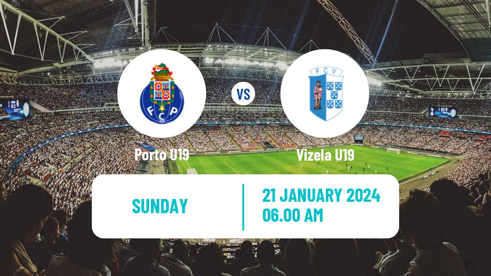Soccer Portuguese Campeonato Nacional U19 Porto U19 - Vizela U19