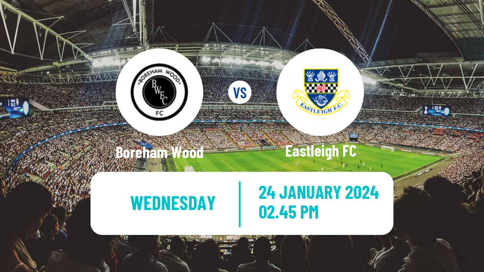 Soccer English National League Boreham Wood - Eastleigh