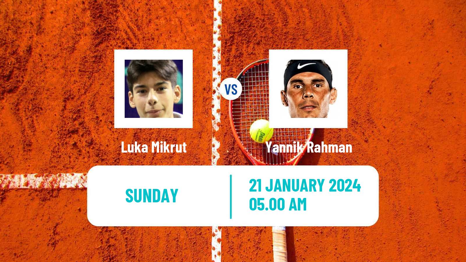 Tennis ITF M15 Manacor 2 Men Luka Mikrut - Yaroslav Demin