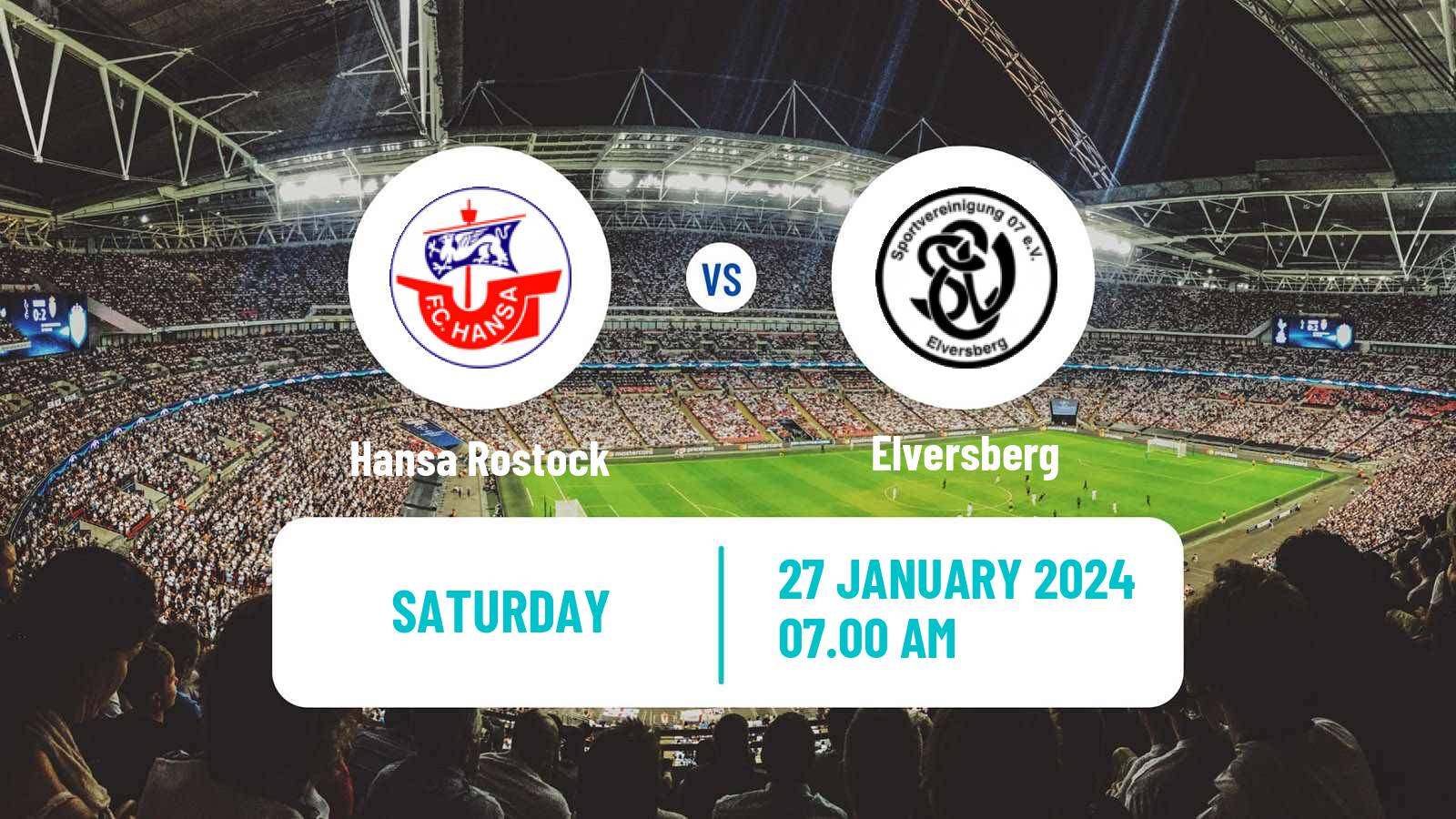 Soccer German 2 Bundesliga Hansa Rostock - Elversberg