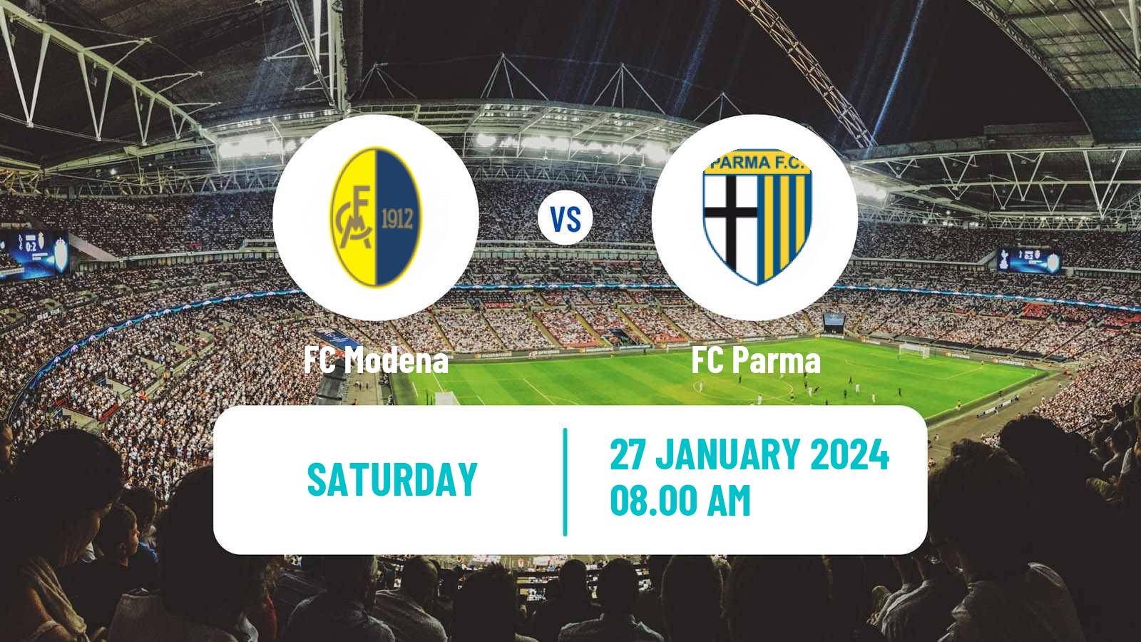 Soccer Italian Serie B Modena - Parma