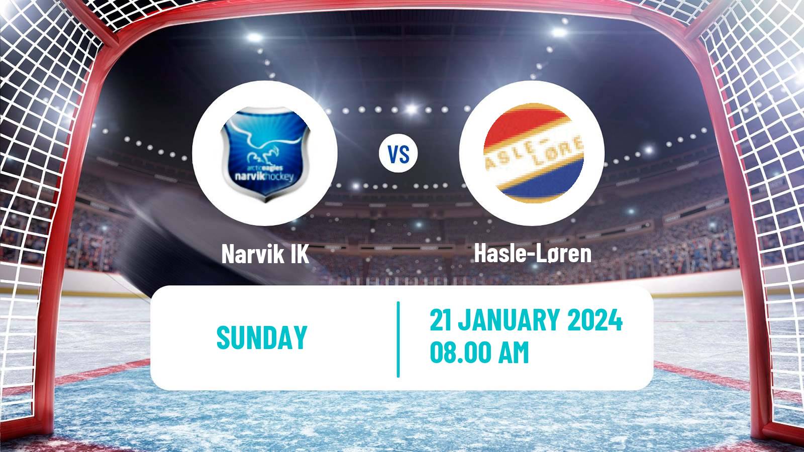 Hockey Norwegian Division 1 Hockey Narvik - Hasle-Løren