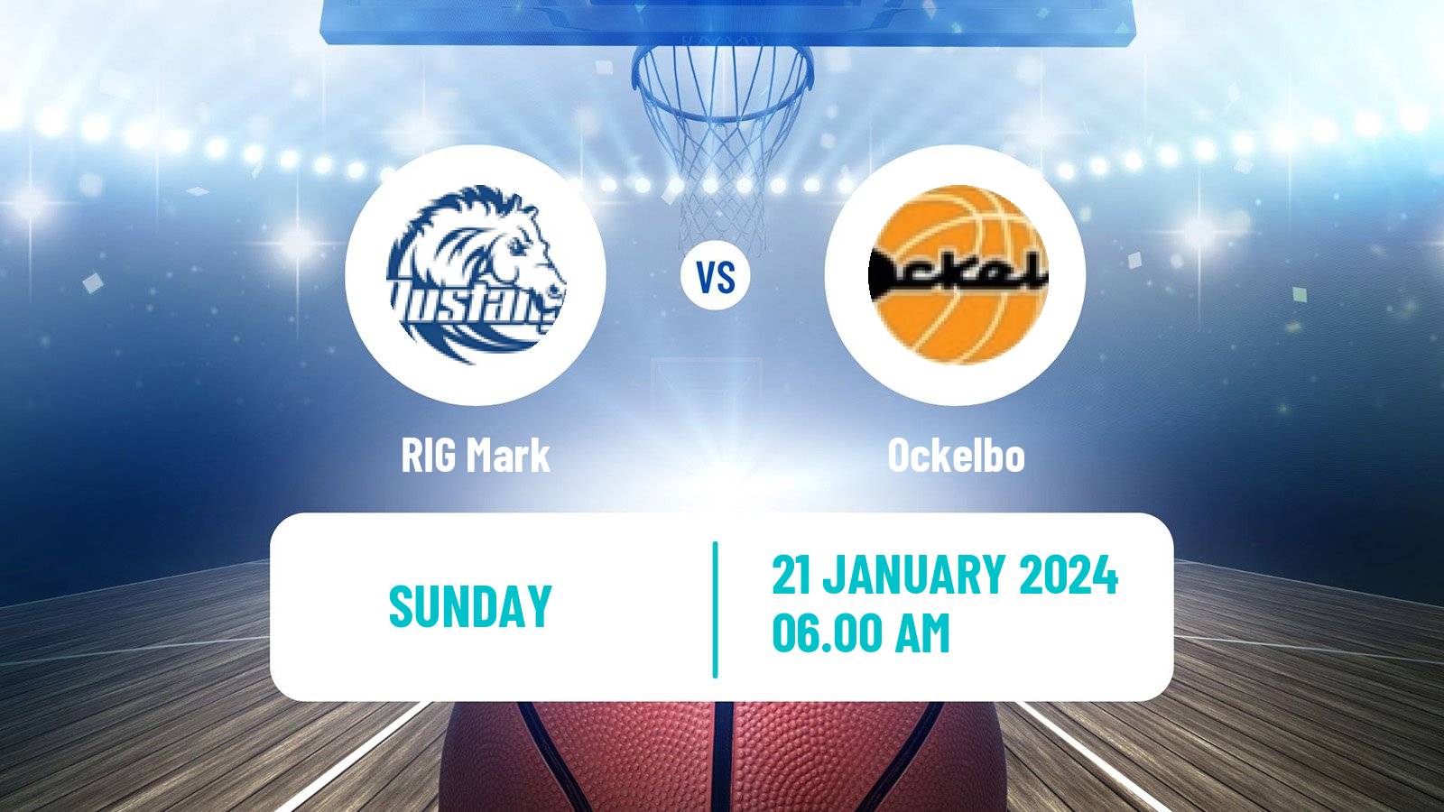 Basketball Swedish Superettan Basketball RIG Mark - Ockelbo