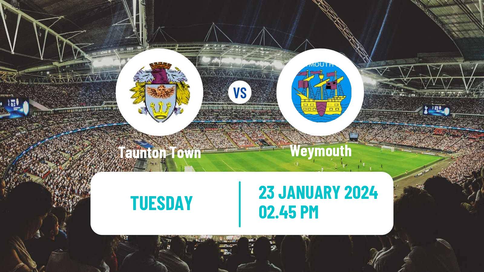 Soccer English National League South Taunton Town - Weymouth