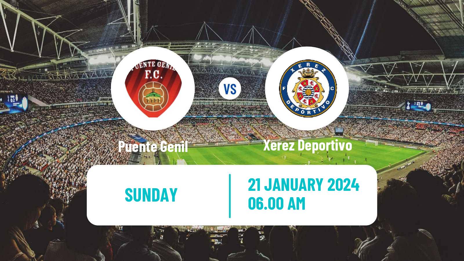 Soccer Spanish Tercera RFEF - Group 10 Puente Genil - Xerez Deportivo