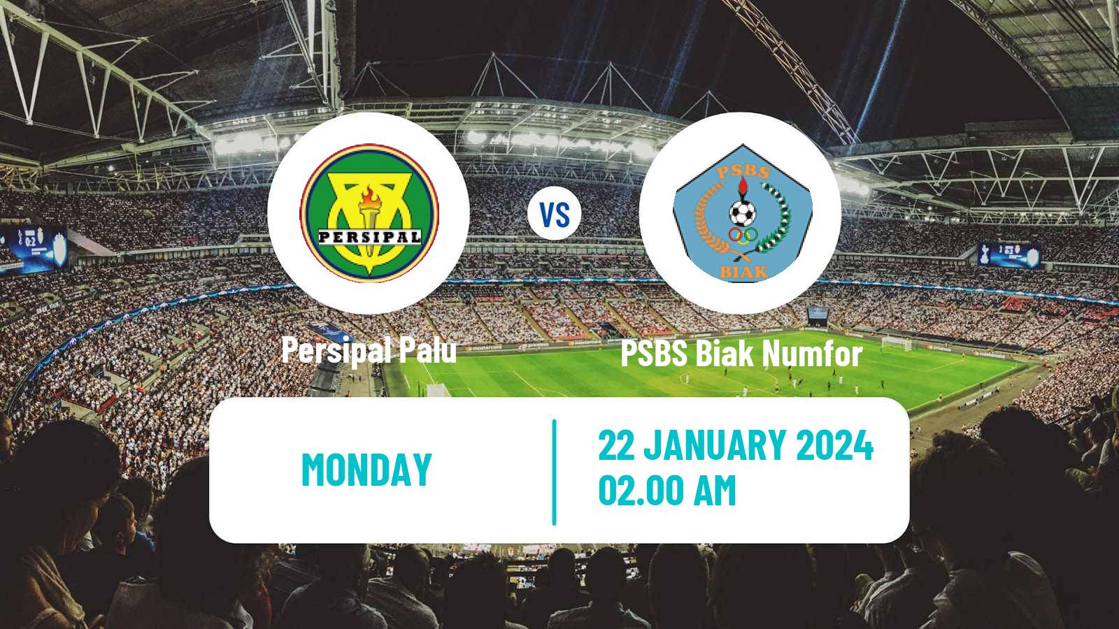Soccer Indonesian Liga 2 Persipal Palu - PSBS Biak Numfor