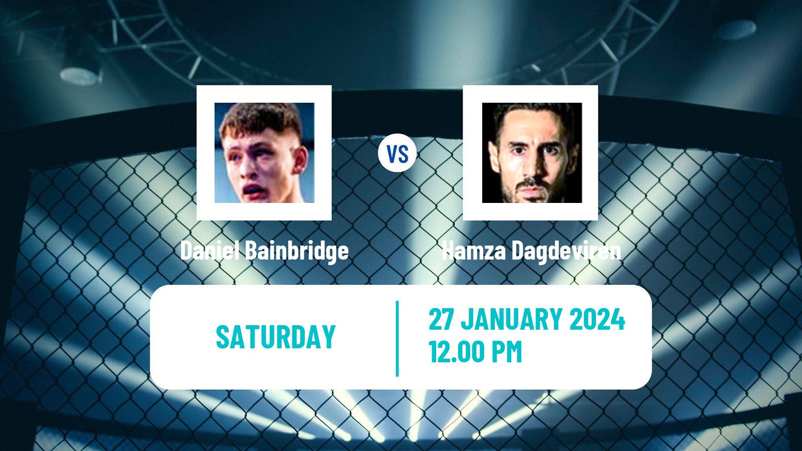 MMA Catchweight Oktagon Men Daniel Bainbridge - Hamza Dagdeviren