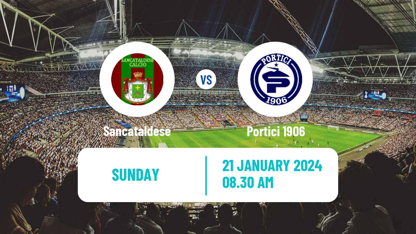 Soccer Italian Serie D - Group I Sancataldese - Portici