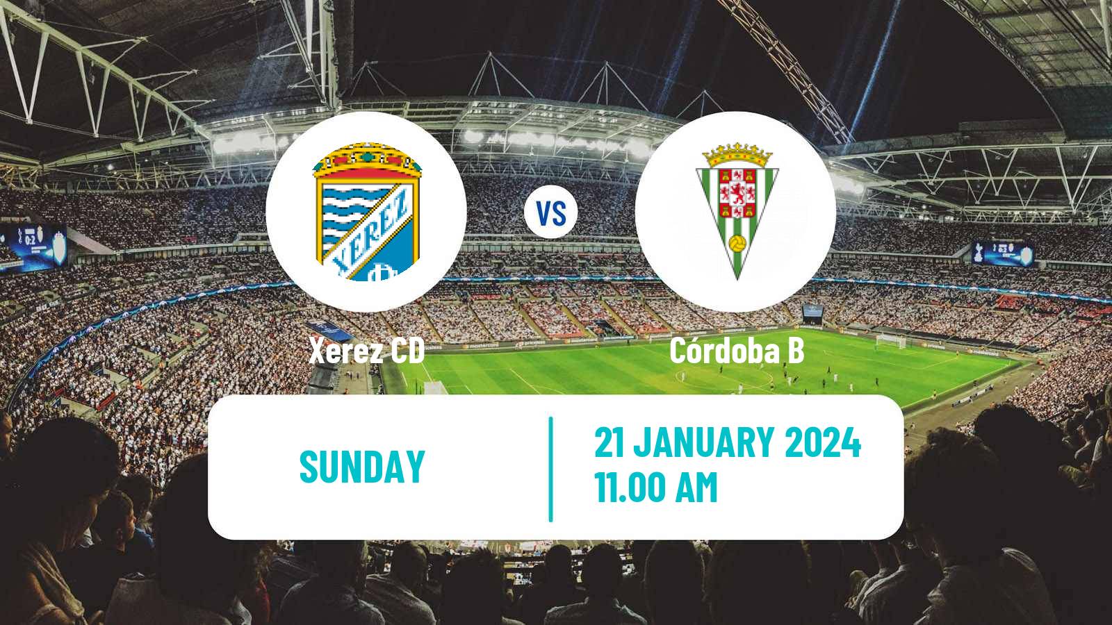 Football Spanish Tercera RFEF - Group 10 Xerez CD - Córdoba B