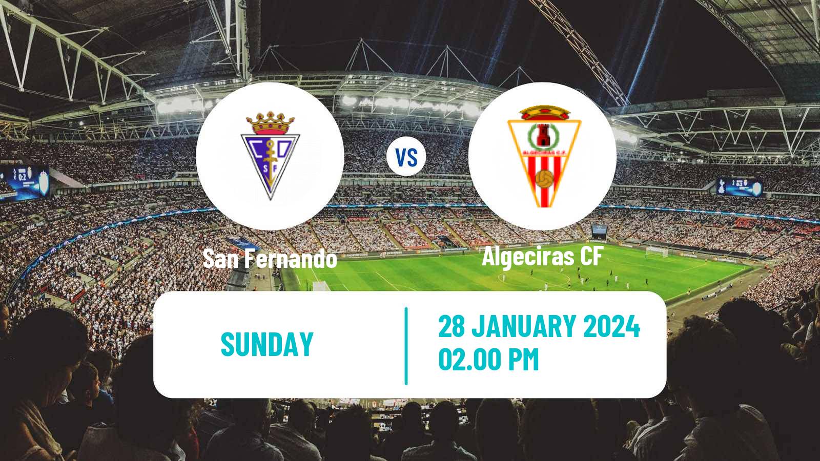 Soccer Spanish Primera RFEF Group 2 San Fernando - Algeciras