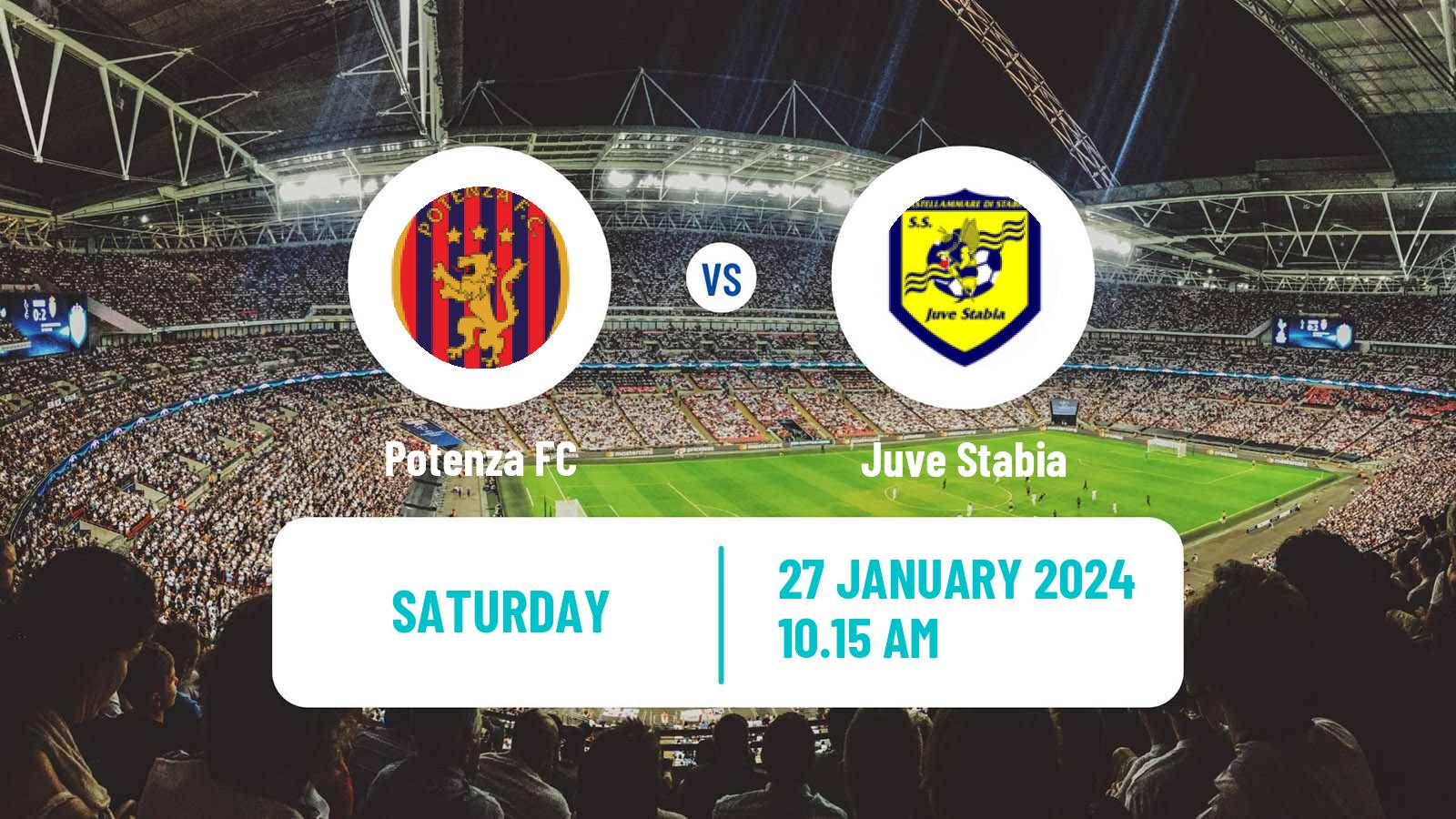 Soccer Italian Serie C Group C Potenza - Juve Stabia