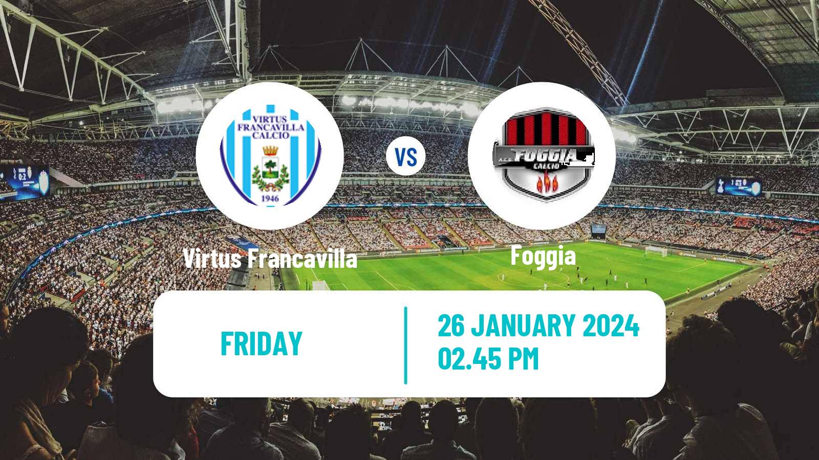 Soccer Italian Serie C Group C Virtus Francavilla - Foggia