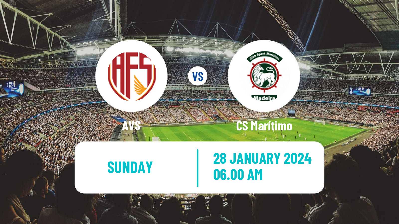 Soccer Portuguese Liga 2 AVS - Marítimo